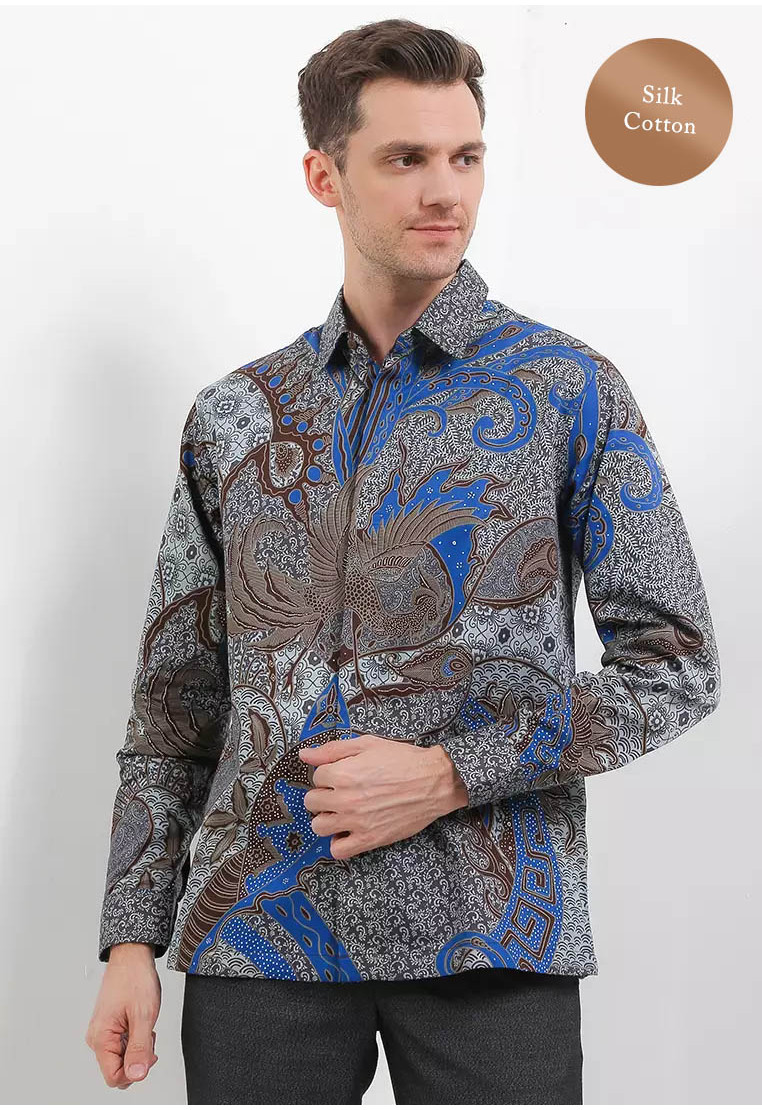 Damar Long Sleeves Silk Cotton